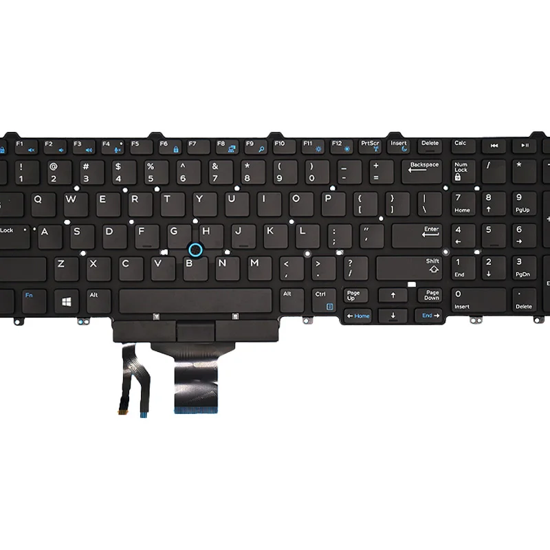 Teclado Russo e Americano para Dell Latitude Luz de Fundo para Dell Latitude E5550 E5570 E5580 E5590 E5591 P53f Precisão M3510 3520 7510 7710 7720 7520 - Imagem 3