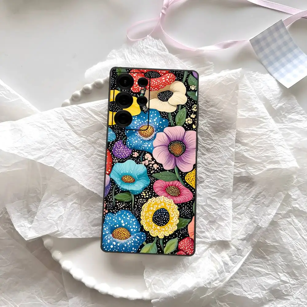 Vibrant Y-Yayoi Cartoon K-Kusama Design Phone Case