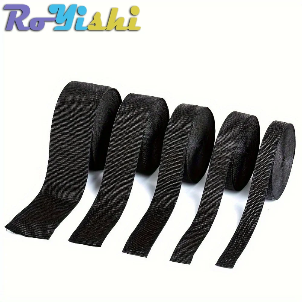 5 Yards 10-50mm Nylon Webbing Tape Backpack Strap Pet Collar Safety Belt Ribbon Band Bag Clothing DIY Sewing Accessories