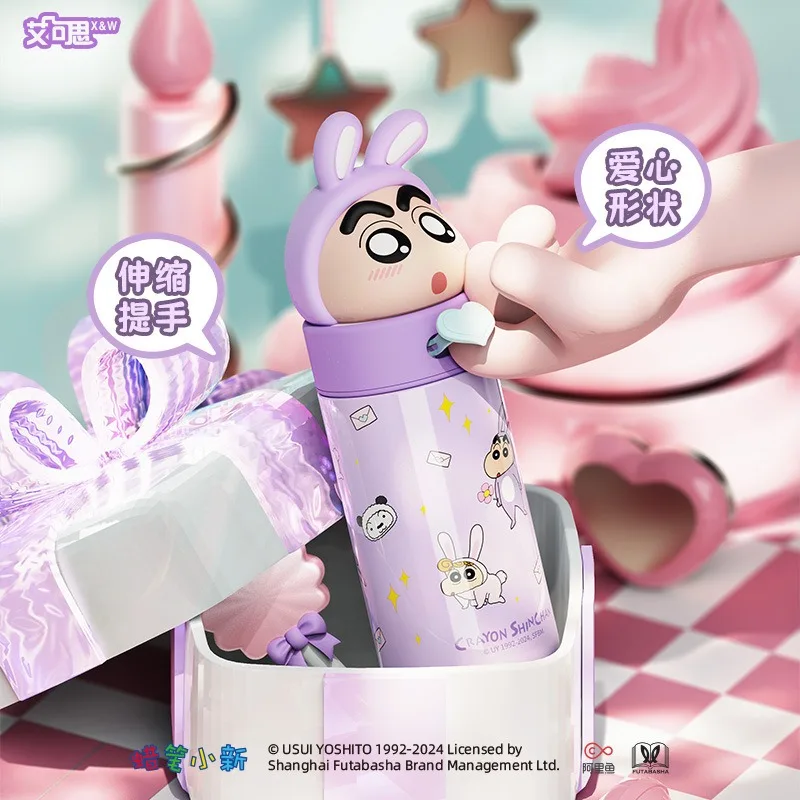 Stainless Steel Cartoon Thermos Water Bottle for Kids