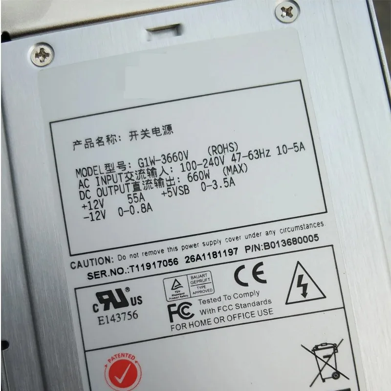 SA5212H 660W 전원 공급 장치 G1W-3660V 42255 42255 키트용 1개