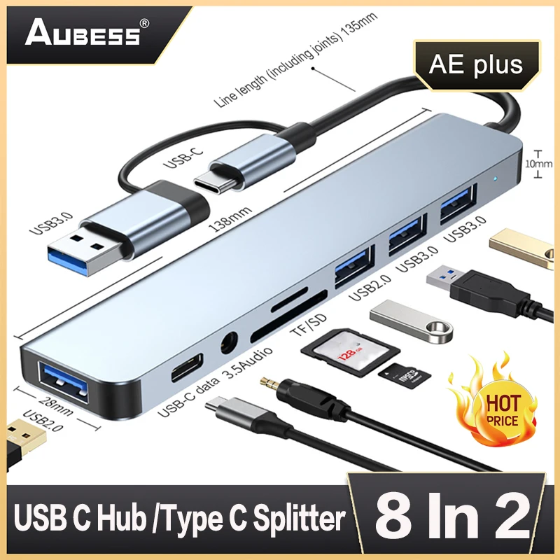 8 Port USB-C Hub V2