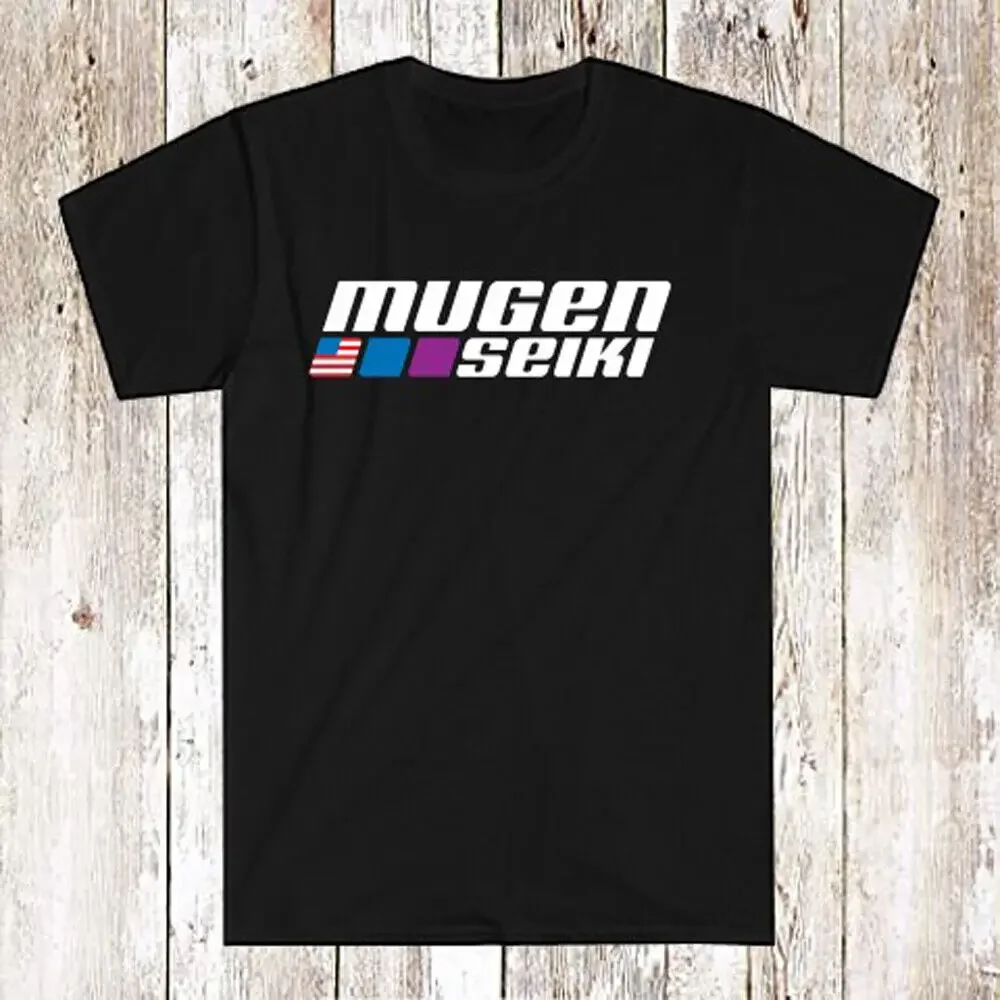 Mugen Seiki RC Radio Control Car USA Logo Men's Black T-Shirt Size S-5XL 1