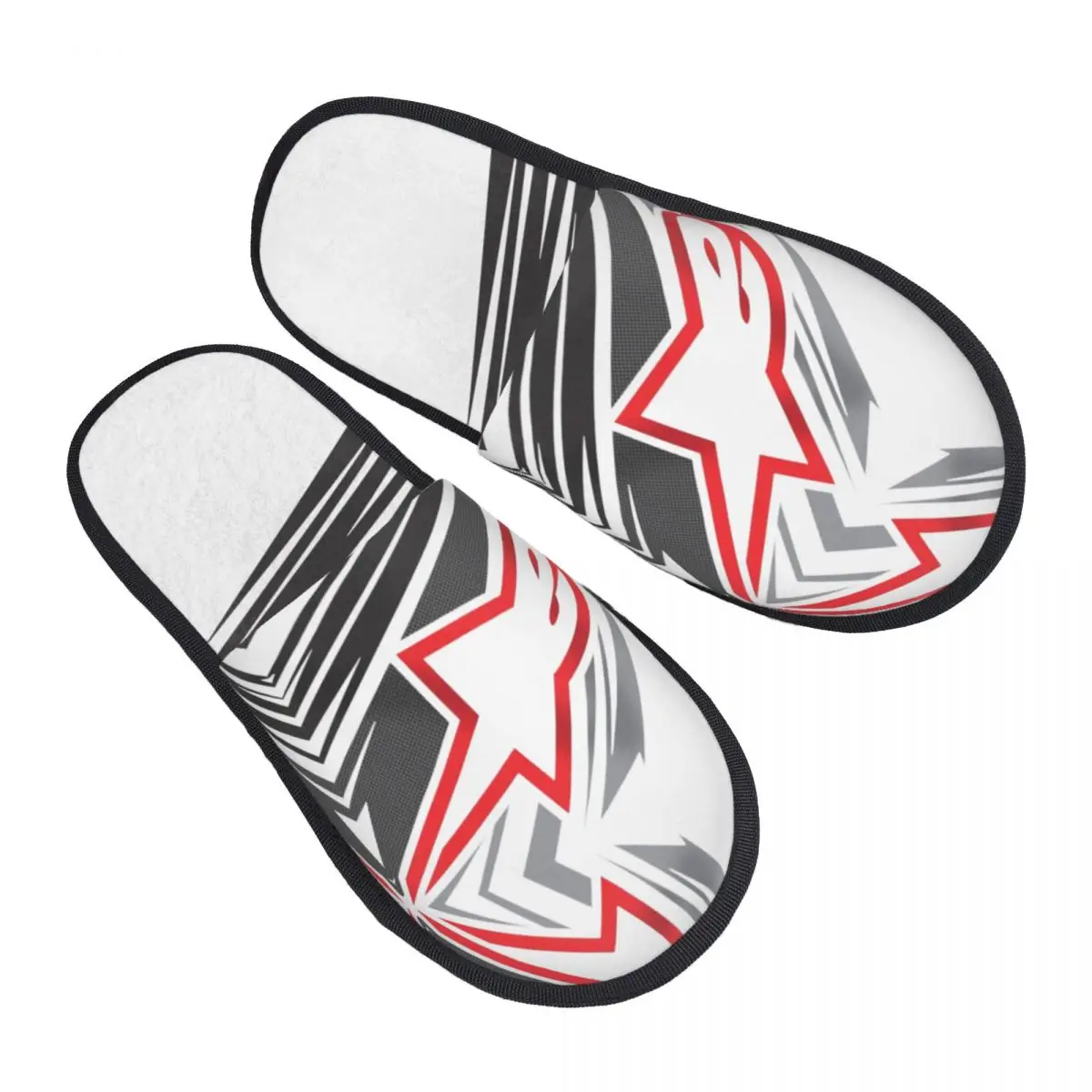 

Motocross Enduro Cross House Slippers Women Cozy Memory Foam Slip On Hotel Slipper Shoes