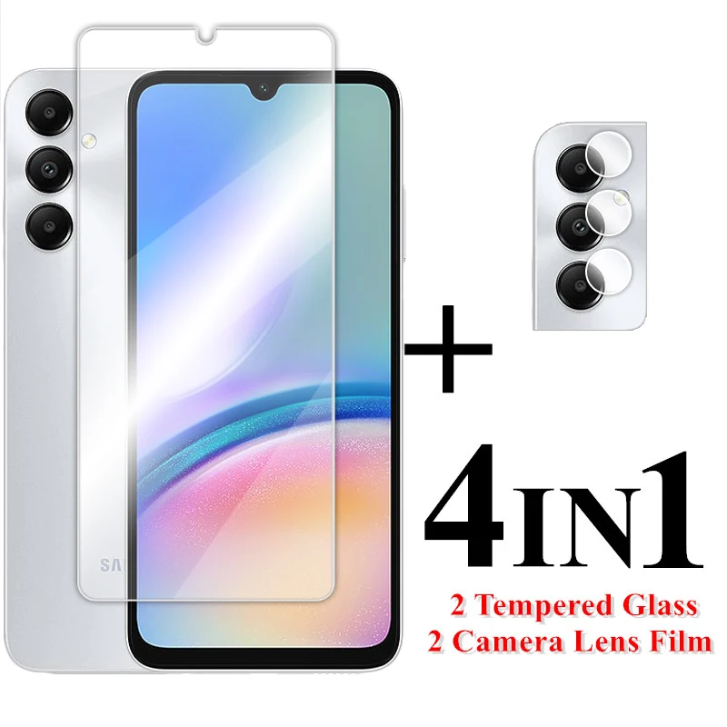 For Samsung Galaxy A05s Glass 6.7 inch Transparent Screen Protector For Samsung A05s 4G Tempered Glass For Galaxy A05s Lens Film