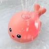Baby Bath Toys Spray Water Shower Bathing Toys for Kids Electric Whale Bath Ball with Light Music LED Light Toys Bathtub Toy 2