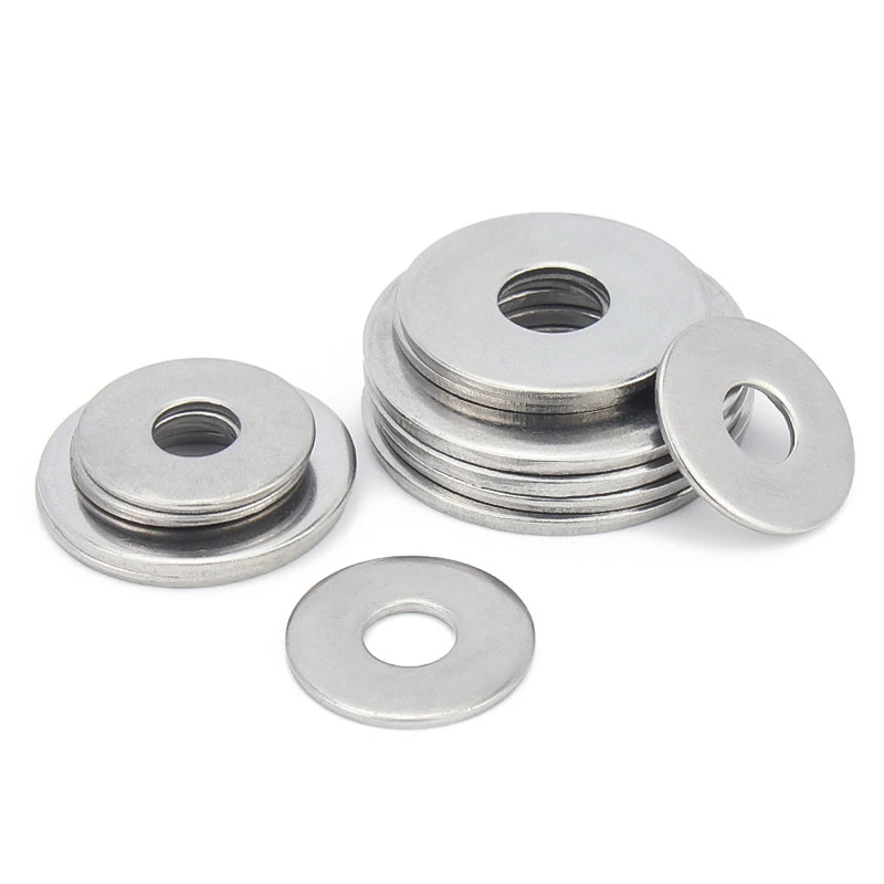 Sealing Gasket M1.6 M2 M3 M5 M6 M8~ M24 304 Stainless Steel Ultra-thin Metal Screw Flat Washer Standard Increase Thickened Meson Washer