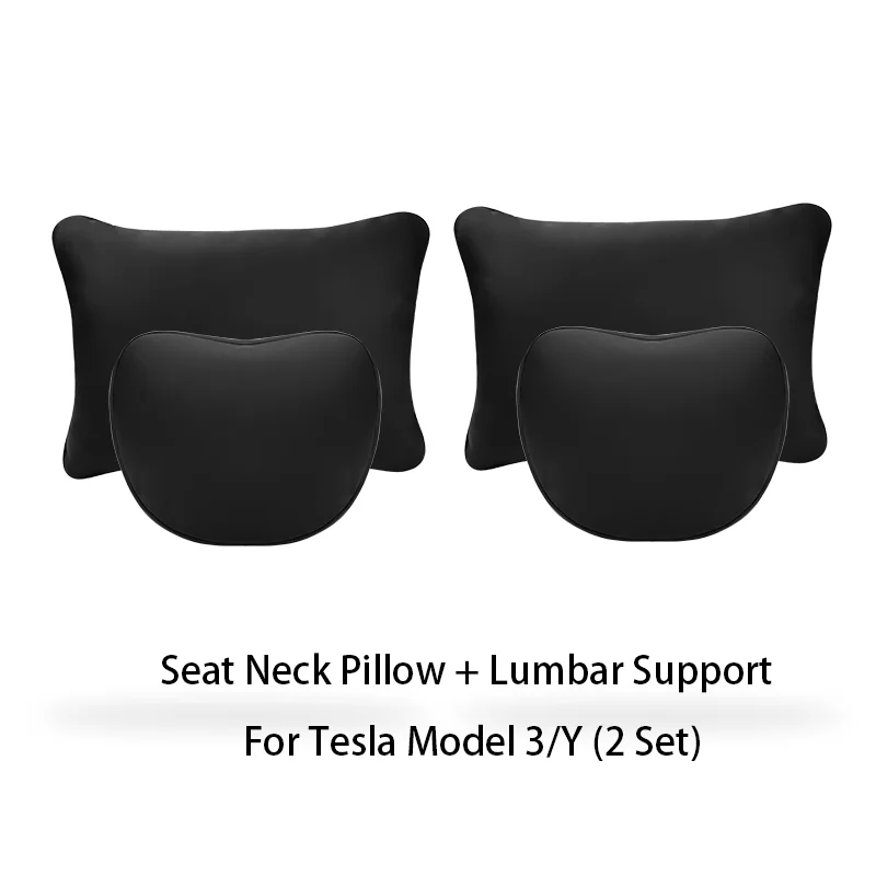 Seat Headrest Pillow For Tesla Model 3 Model Y Neck Pillow Lumbar