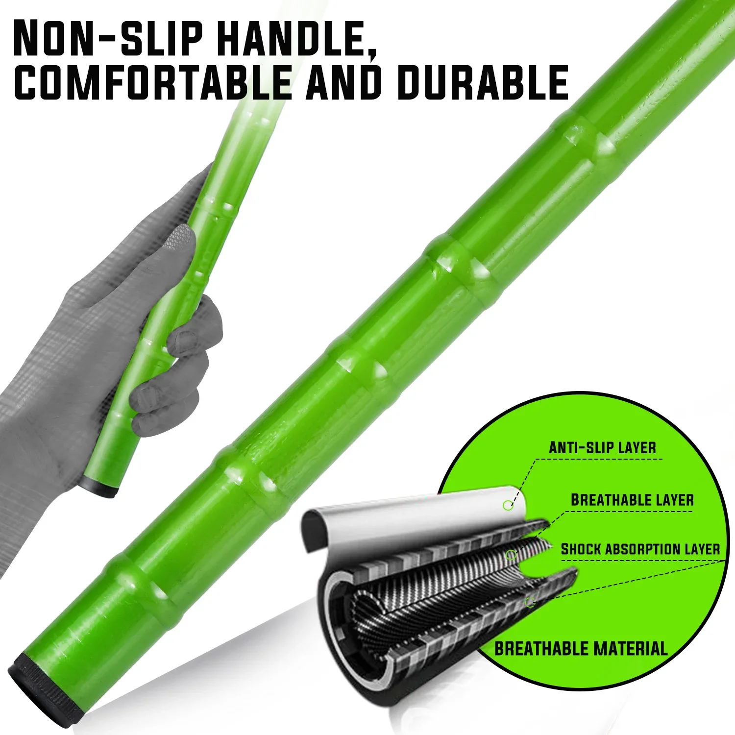 Sougayilang Hard Carbon Fiber Ultra Light Telescopic Carp Fishing Rod 2.7/3.6/4.5/5.4M 6