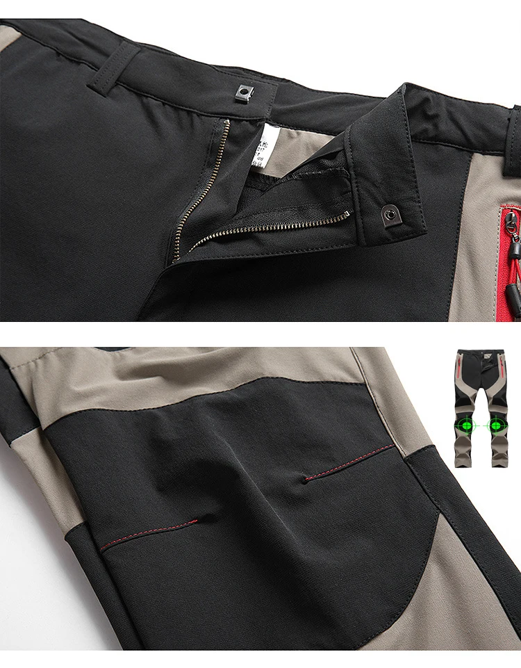 Trvlwego Outdoor schnell trocknende Hose für Herren Sport atmungsaktive Frühling Wander hose elastische lässige Camping Angel hose – Detail 6