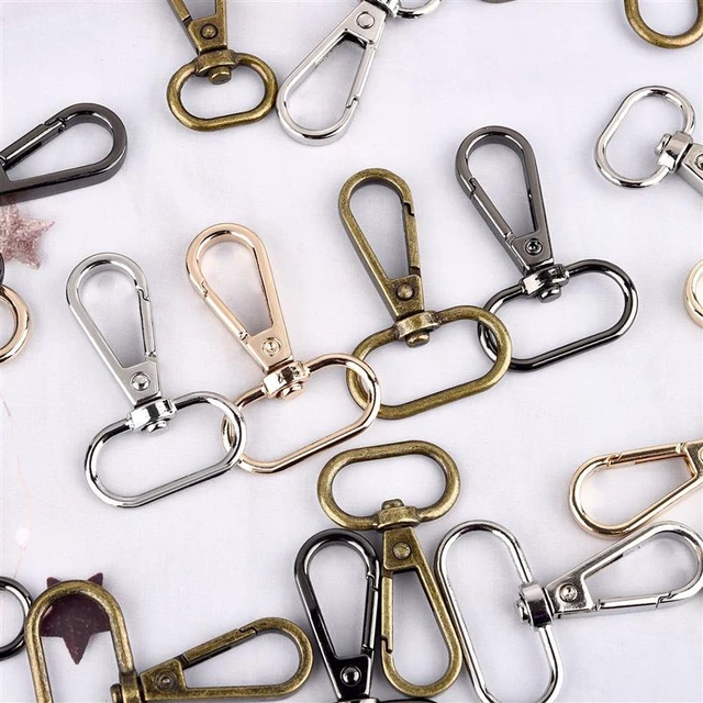 5pcs Sacs En Métal Sangle Boucles Homard Fermoir Collier Mousqueton  Mousqueton Bricolage Porte-clés Sac Accessoires 1.6/2/2.5/3.2/3.5cm -  Boucles Et Crochets - AliExpress