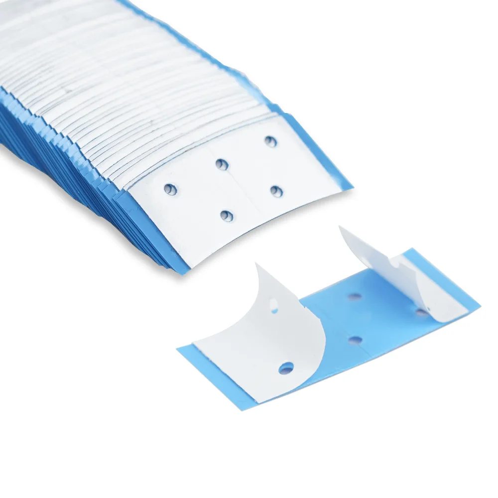 36pcs/lot Waterproof Transparent Double Sided Adhesive Tape WIth Small Holes Hair Tape Wig Toupee Hair Piece Tape 3