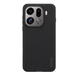 Nillkin Magnetic Super Frosted Shield Pro Phone Case - Anti - Fingerprint, Shockproof Back Cover for Oppo Find X9 (Black)