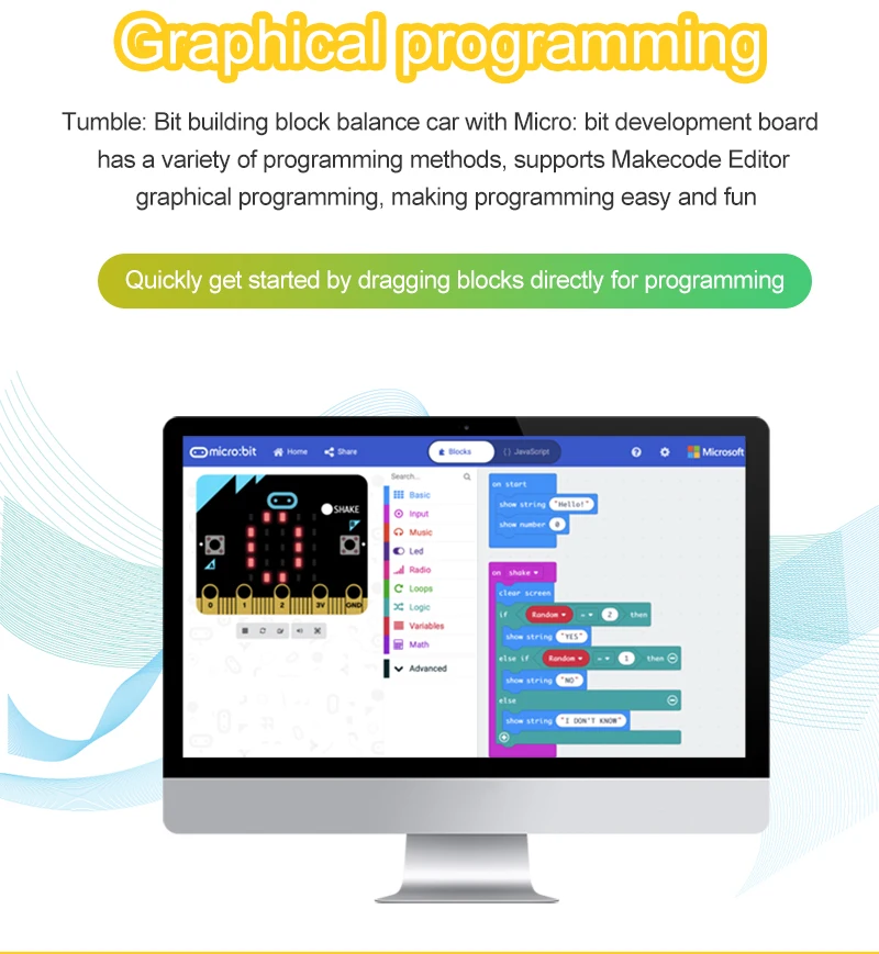 Yahboom Tumble:bit MakeCode  ׷ ̽ α׷,  ý ̷ν  , Super:bit 