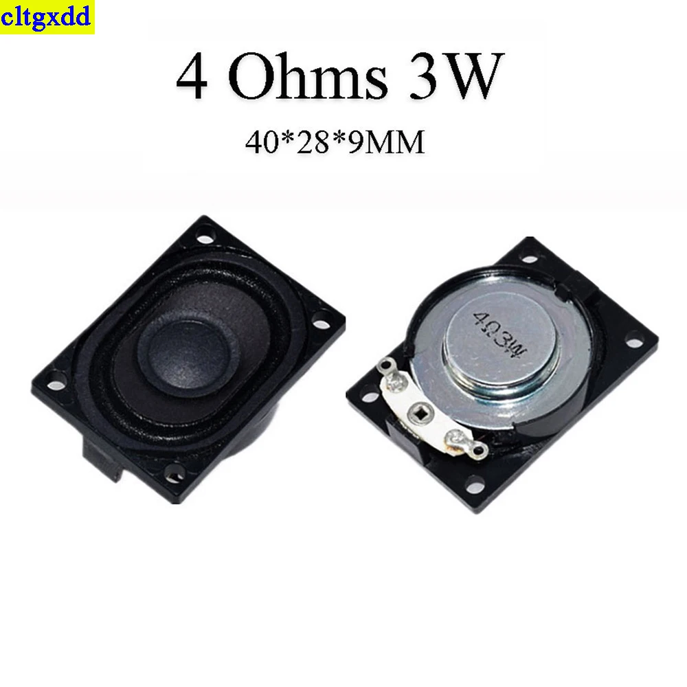 2piece/Lot LCD Monitor/TV Speaker Horn 3W 4R 4028 2840 Loud speaker 4 ohms 3 Watt 4R 3W 40*28*9MM lcd monitor speaker