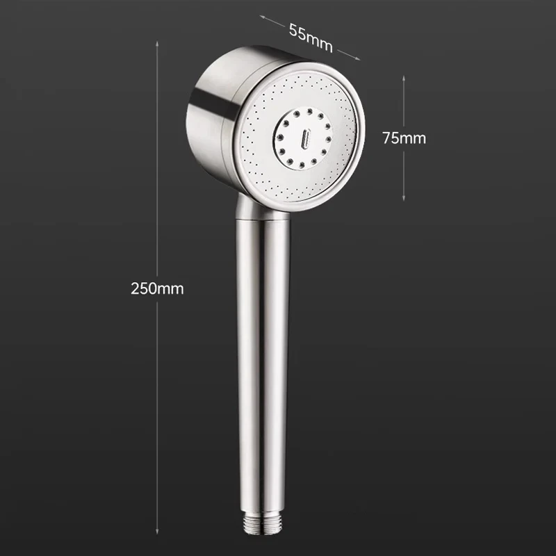 Upgraded 304 Stainless Steel High Pressure Shower Head 3 Modes Large Flow  Sprayer Anti-Fall Shower Faucet Bathroom Accessories 6