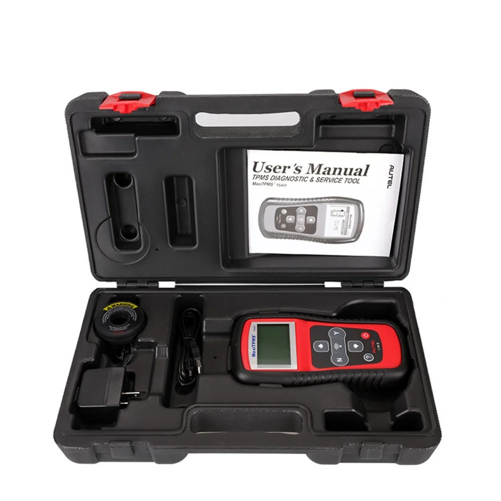Autel MaxiTPMS 타이어 압력 모니터링 시스템, TS401 OBD2 TPMS 진단 스캐너 도구, 315 활성화, 433MHZ 센서 프로그래밍