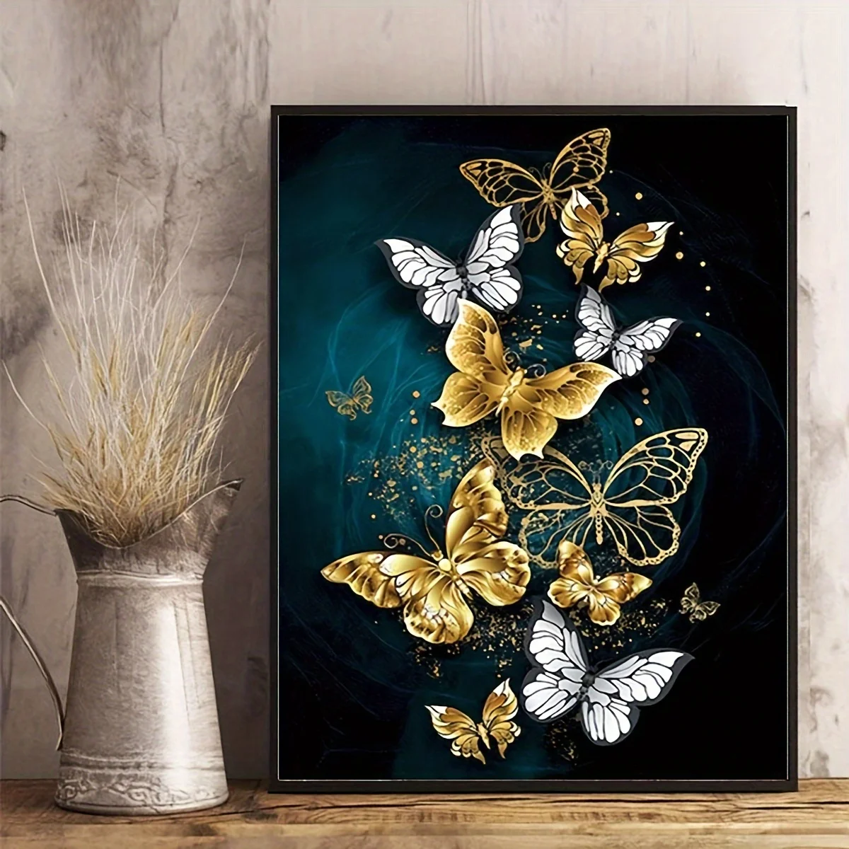 Butterfly Series Cross Stitch 11CT Printed Cross Stitch Kit Hand Embroidery Crafts Living Room and Bedroom Decorations