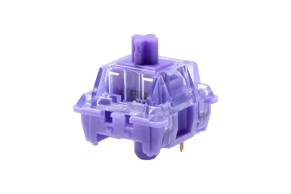 Ciy Asura-pré Avançado Interruptor Tátil Gaming Teclado Mecânico pc Primavera Longa Pok Nylon Lubed 50g 50m Roxo - Imagem 2