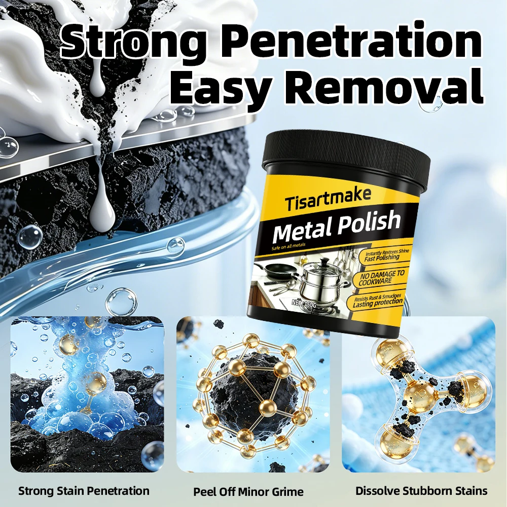 High-Performance All-Metal Polishing Paste - No Residue, Effortless Shine