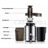Stainless Steel Electric Juicer Household Multifunctional Fruit Juice Extractor Juicing Machine Food Processor 2