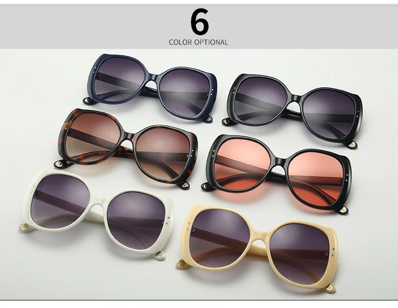 Oversize Butterfly Cat Eye Sunglasses For Women 2023  Brand Vintage Rivet Sun Glasses Big Frame Female Sexy Chic Shades_voghion.com