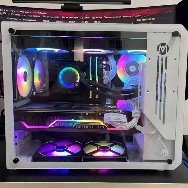 Mechanic Master C34 Pro ATX/EATX/MATX Aluminum Alloy Computer Case PC Desktop SupportATX PSU 360/240/240 Water Cooling