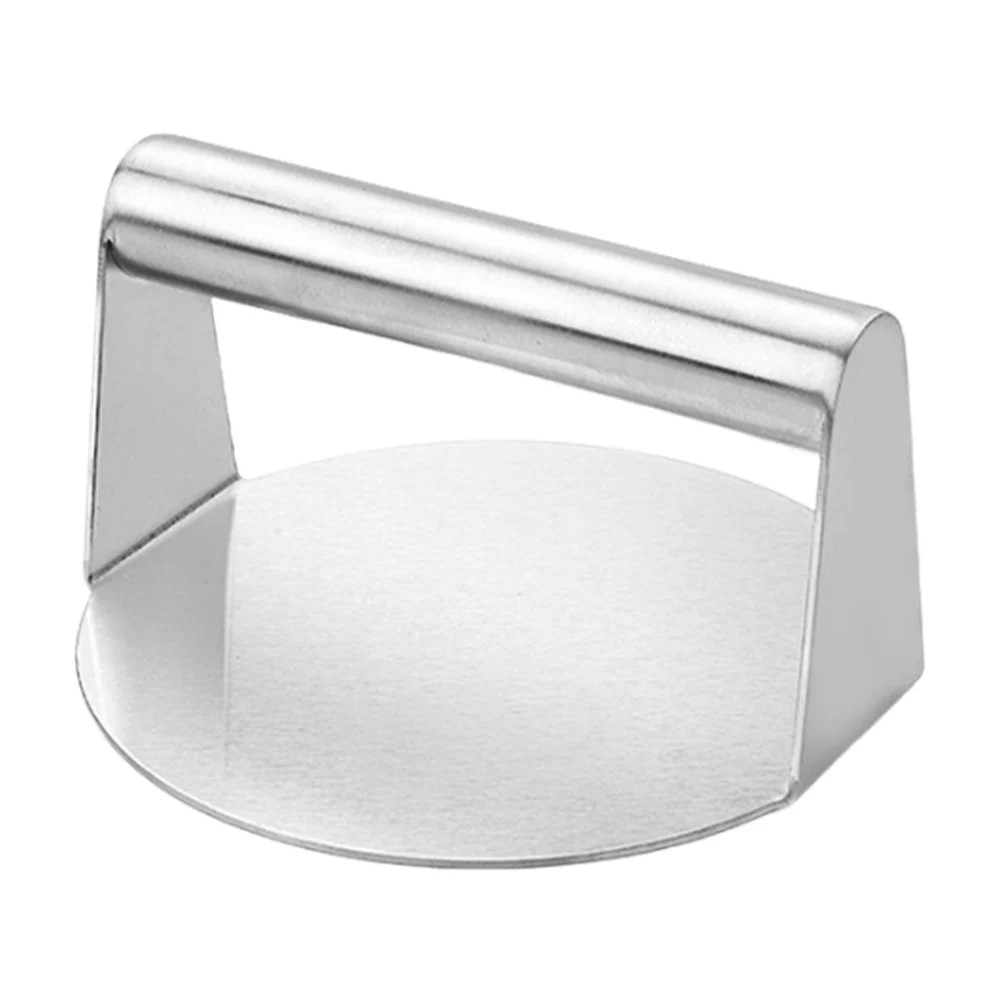 Stainless Steel Smash Burger Press Non-Stick Hamburger Press Grill for Smashburger Bacon Ground Beef Meat Sausage
