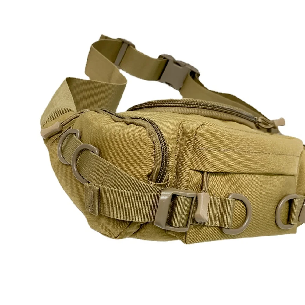 Tactical Chest Bags Waterproof Oxford Men's Belt Fanny Pack Shoulder Messenger Bag Large Capacity Travel City Jogging Bags