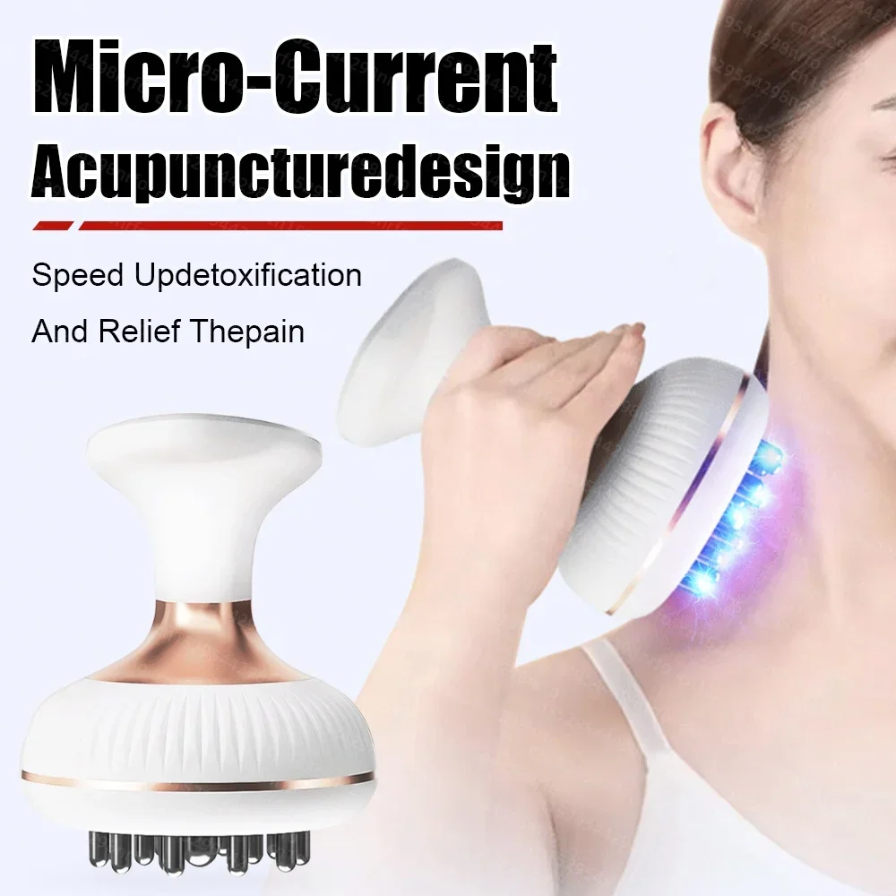 EMS Microcurrent Heated Massage Brush 5