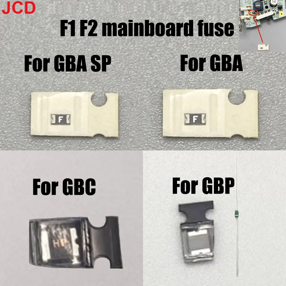 JCD 1pcs Game Motherboard Fuses F1 F2 For Gameboy GBA GBC GBP GBA SP
