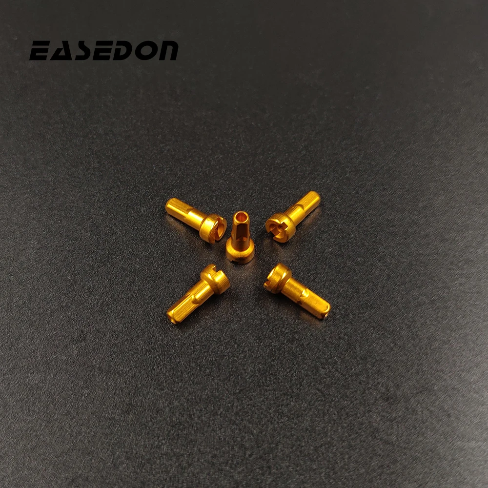 High Strength EASEDON MV Bicycle Nipples 14G Gauge 2.0 14mm Aluminum Alloy Round Head 0.5g For MTB Road Bike Wheel Spokes