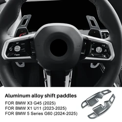 Car Steering Wheel Shift Paddle Shifter Interior Trim Sticker - G60 2024 - 2025 (Grey)