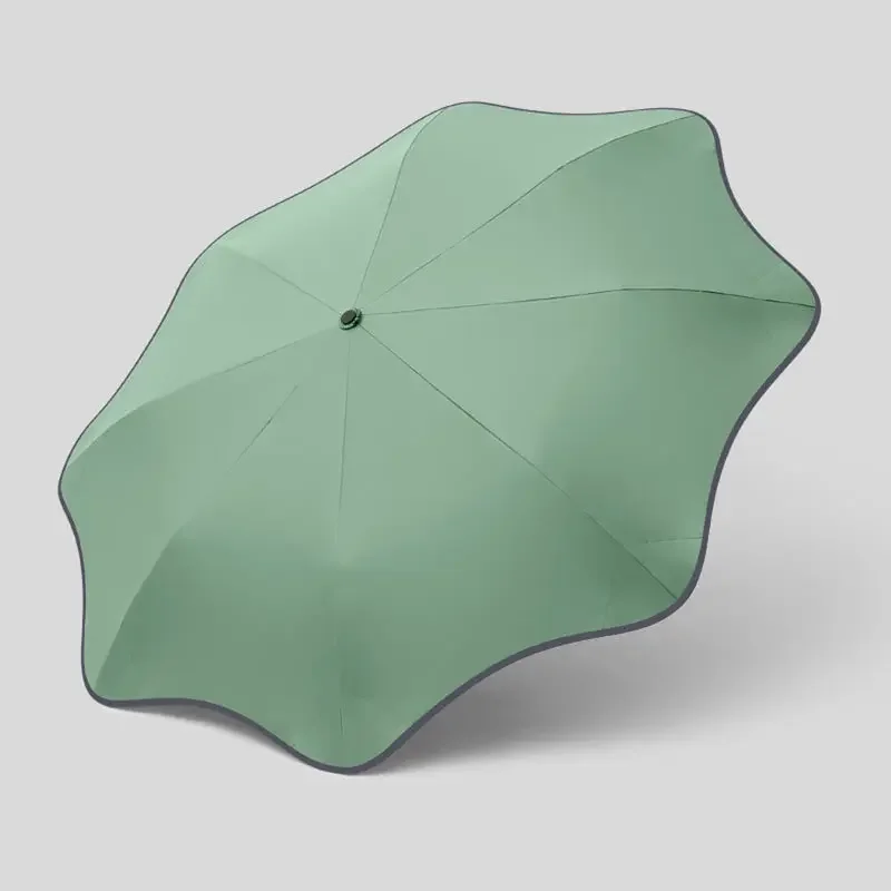 Creative Safety Corner Fully Automatic Umbrella for Kids Women Sun UV Protection Windproof 3 Folding Rain Umbrellas Parasol