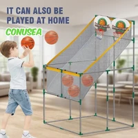 Basketball Shooting Toy Dual Hoop Basket Shootout Indoor Outdoor Games Children Child Sports Toy Training for Kids Boys Girls