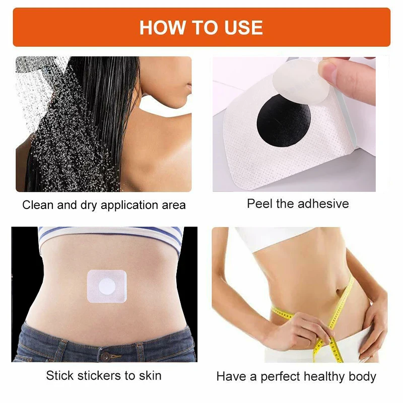 Powerful Slimming Products Loss Fat Patch Burning Cellulite Women Men Diet Loss Weight Perilla Detox Slim Belly Sticker