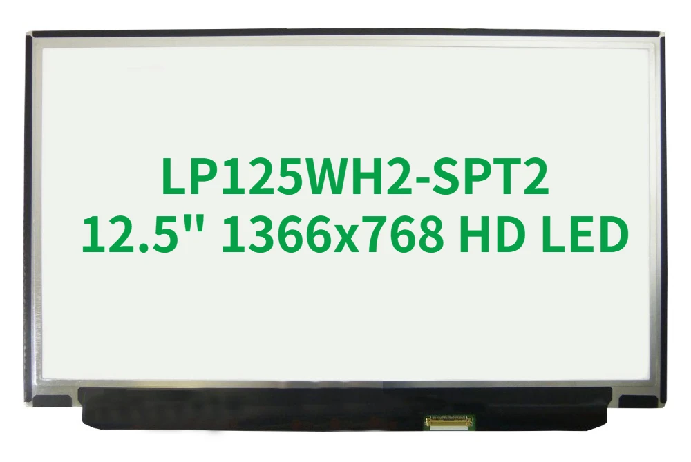 

LP125WH2-SPT2 NEW 12.5" 1366x768 HD LED Display Screen Panel Matte IPS