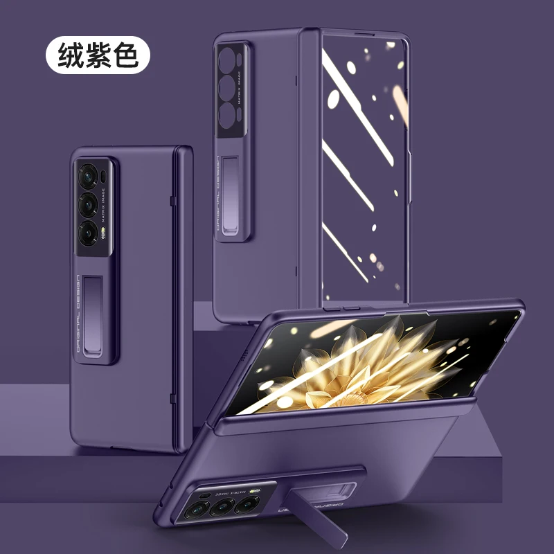 Luxury Shockproof Screen Protector Case with Kickstand - Premium Back Cover