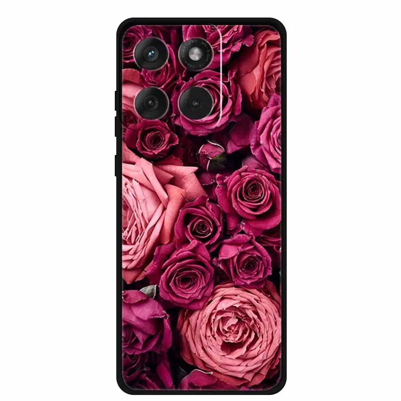 Fashionable Black Silicone TPU Soft Phone Case – Sleek Protective Back Cover s