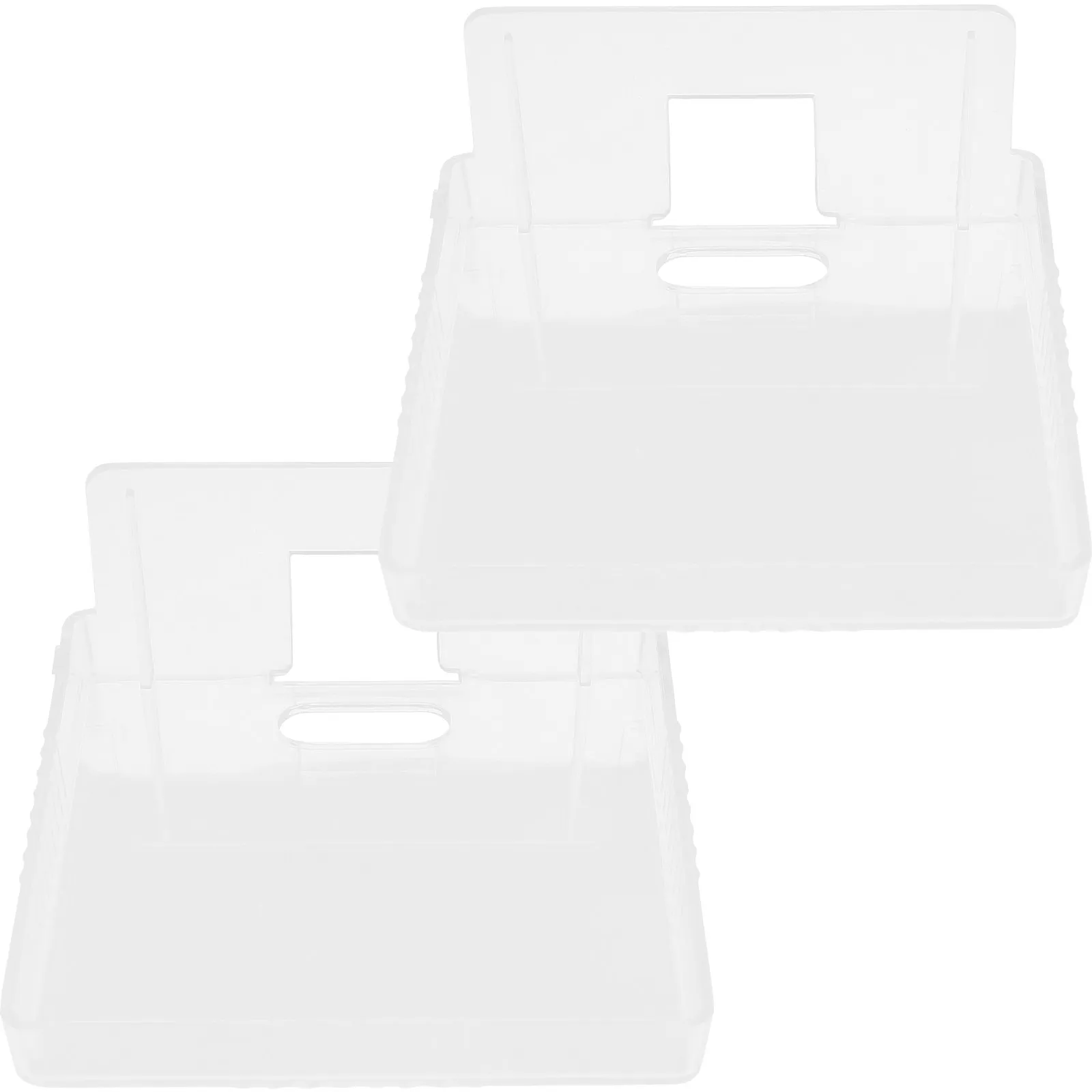 2Pcs 견고한 나사 없는 벽 선반 모니터 카메라 라우터 스피커 마운트 투명 디자인 간편한 설치 거실 사무실