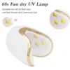 12W Dinosaur Egg UV Nail Lamp Dryer Mini Single Finger Phototherapy Machine Fast Drying Portable Varnish Cured Manicure Tools 2