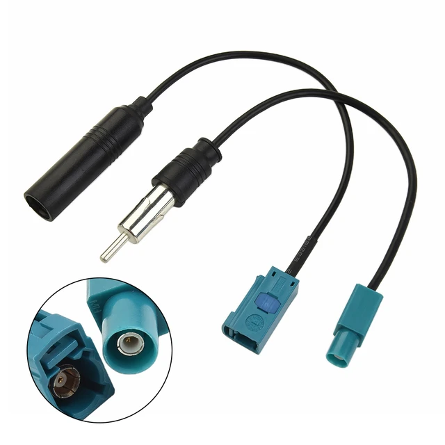 Universal Car Am FM Radio Antenna Extension Cable Male to Female Antenna  Adapter for Auto Stereo - China Male Fakra Cable, DIN Plug Cable