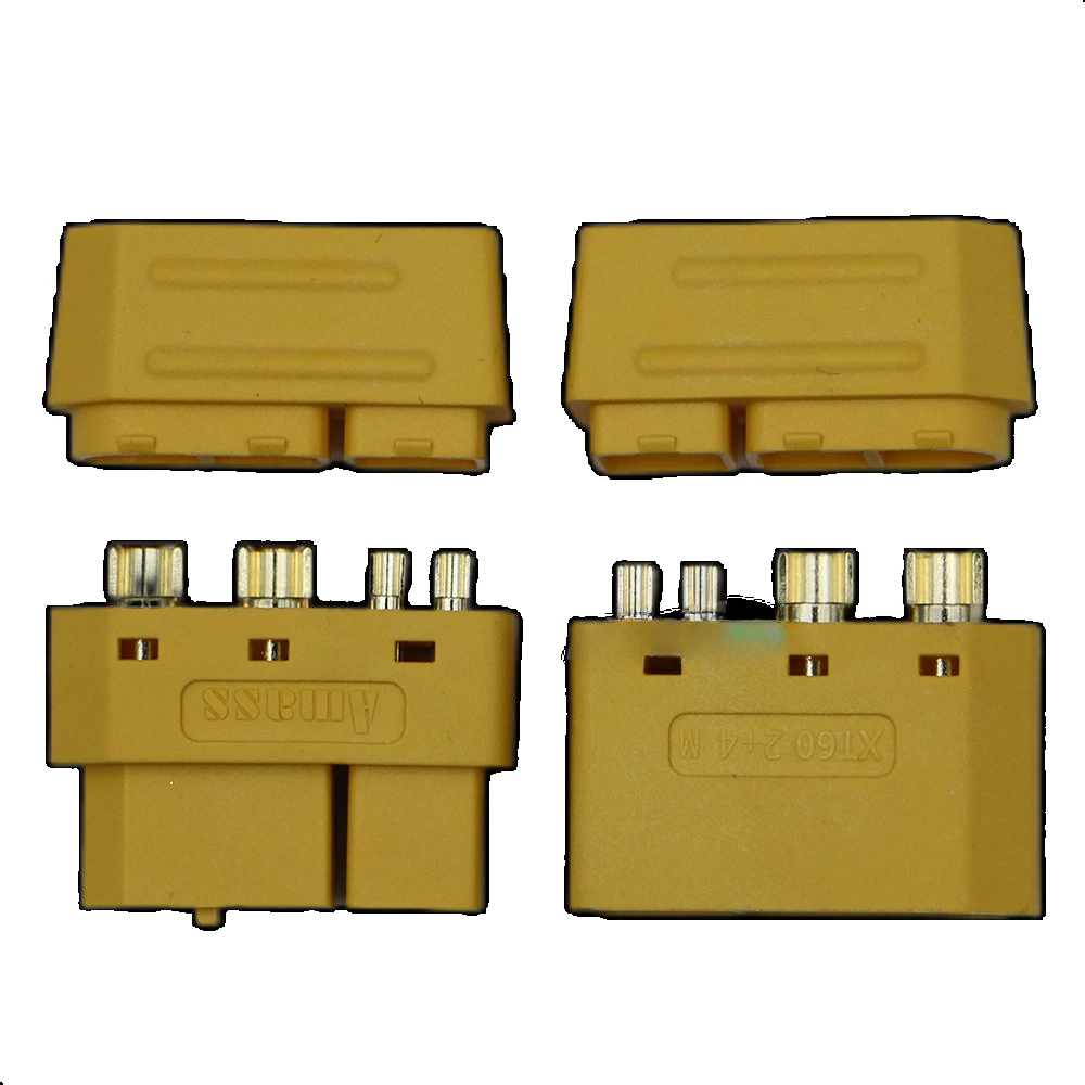 

XT60 2 + 4 разъема с сигнальным штифтом, оболочка, оболочка, AMASS DIY Модель peparts, 3 Par