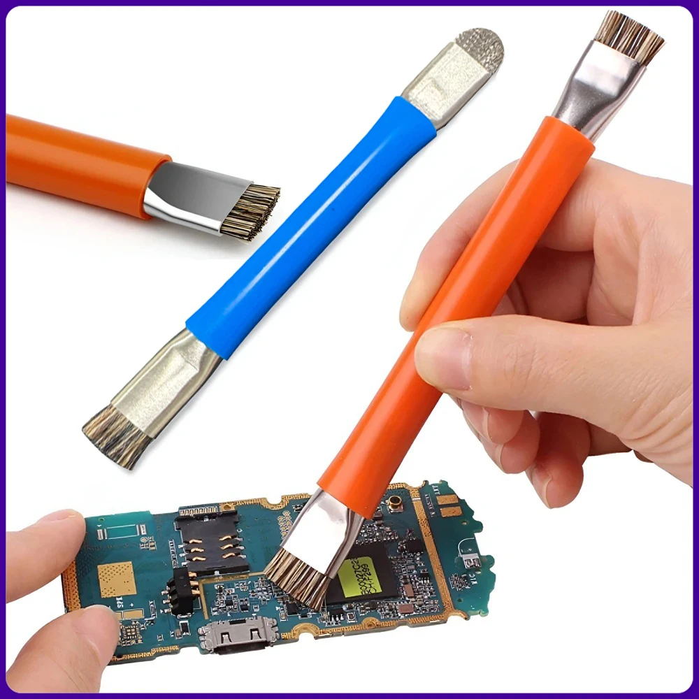 Premium Anti-Static PCB Cleaning Brush for Electronics Maintenance - Dual-Head Design