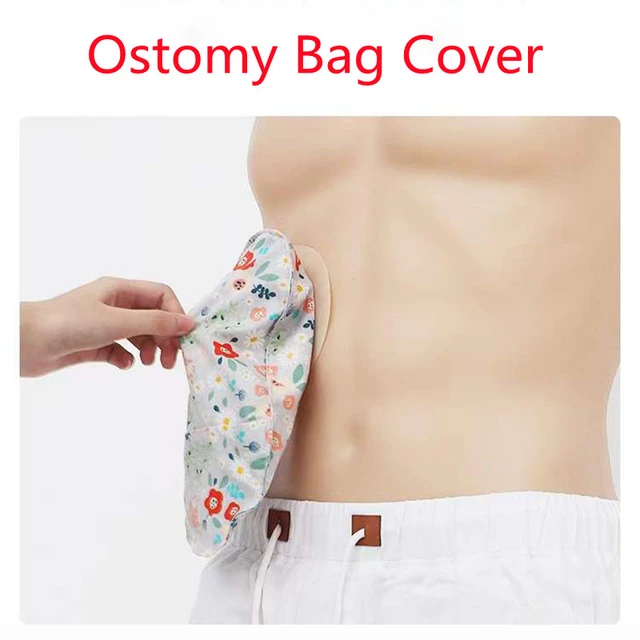 Ostomy Bag Cover For One Piece Pouches, Ileostomy, Urostomy, And