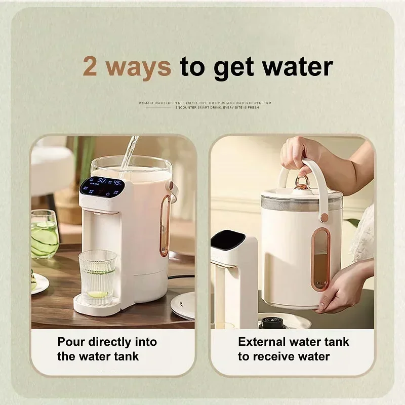 800W Smart Electric Kettle Home 6 Gear Adjustable Temperature Electric Water Bottle Automatic Insulated Water Dispenser 4L 5