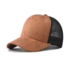 New Fashion Suede Baseball Cap For Men and Women Outdoor Mesh Snapback Caps Skin-friendly Feel High-end Net Hat Gorra Wholesale 1