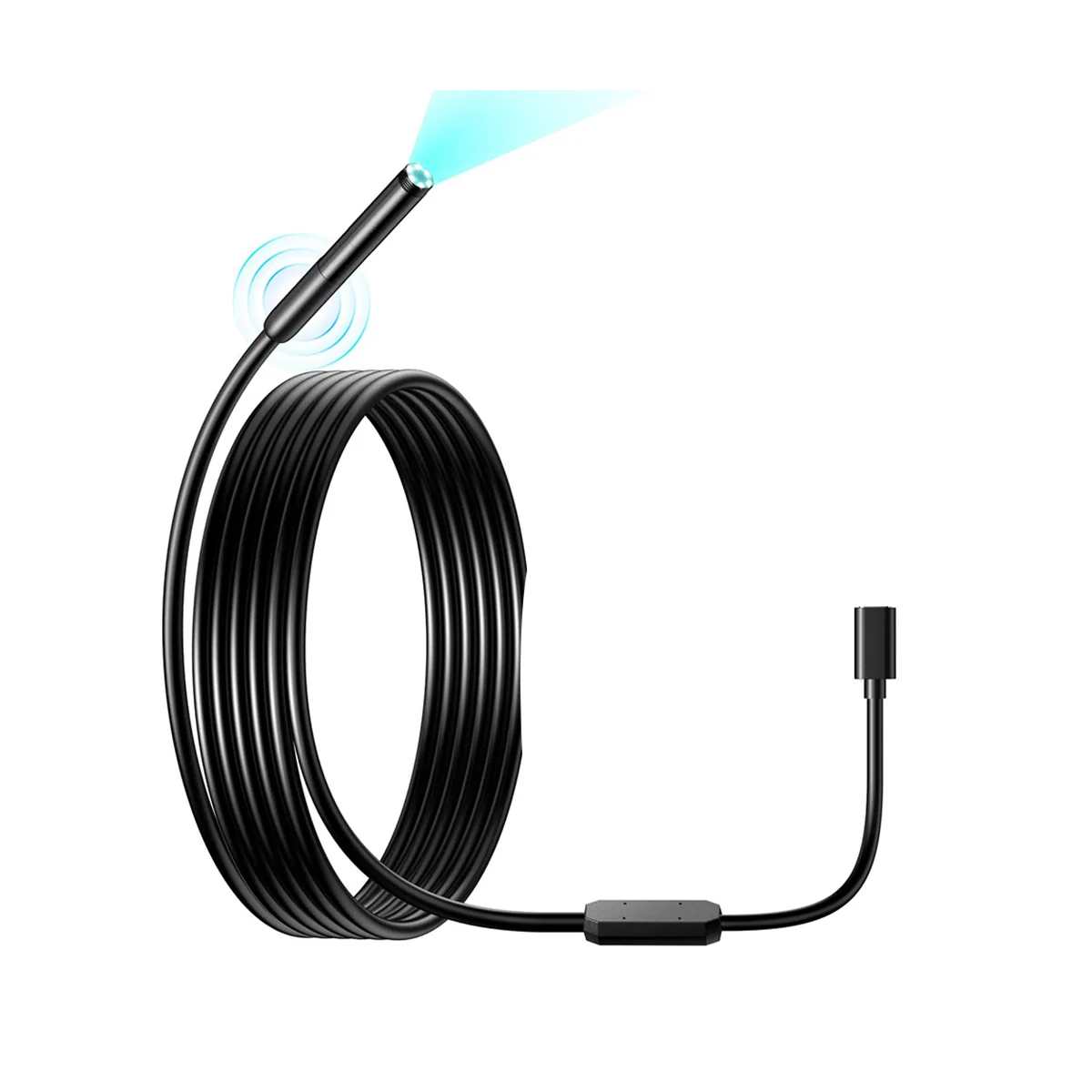 

Wireless Endoscope WiFi Industrial Borescope with 6 LED Lights Type-C USB Snake Camera Waterproof IP67 Inspection Camera