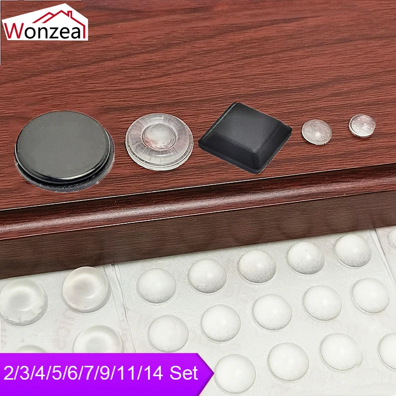 Damper Silicone Feet Silicone Shock Absorber Bumper Rubber Bumper Furniture Nut Sticker Furniture Damper