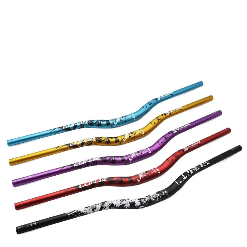 

Mountain Bike Colored Handlebars Bicycle Cownhill Cross-Country Lengthened Big Swallow Handle Transverse 720-780MM G878